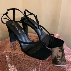 MUSSHOE Black Women's Heels